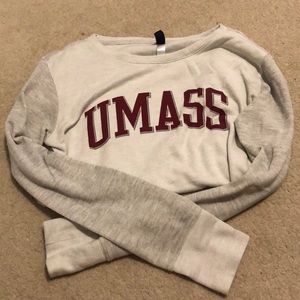 Waffle knit UMASS Amherst long sleeve